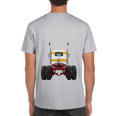 Mens 100% Cotton - Yellow Truck F/B - Mr.Shit
