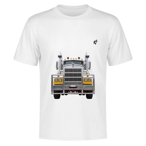 Mens 100% Cotton - Yellow Truck F/B - Mr.Shit