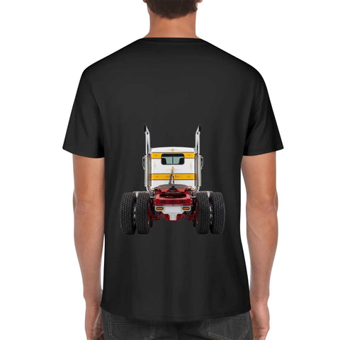 Mens 100% Cotton - Yellow Truck F/B - Mr.Shit