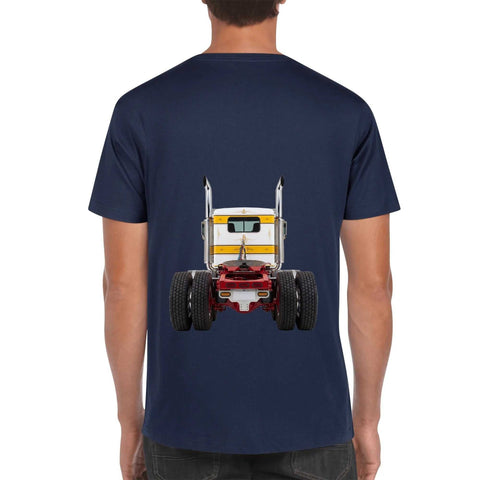 Mens 100% Cotton - Yellow Truck F/B - Mr.Shit