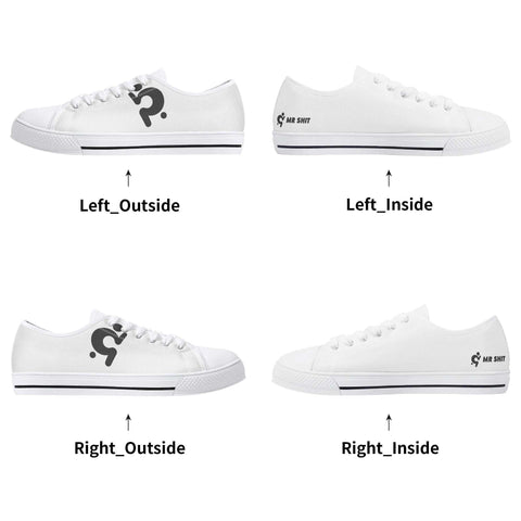 Mens Classic Low Top Canvas Shoes - Mr.Shit