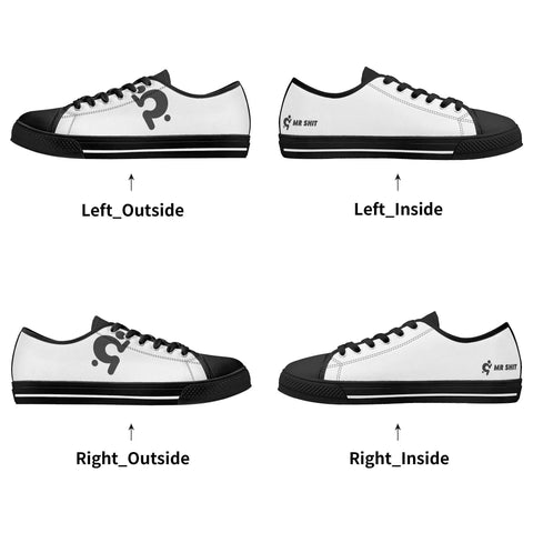 Mens Classic Low Top Canvas Shoes - Mr.Shit