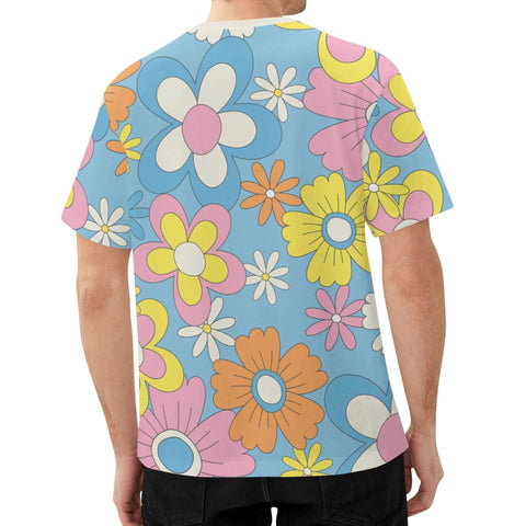 Men's T-shirt - Hippy Flowers 2 - Mr.Shit