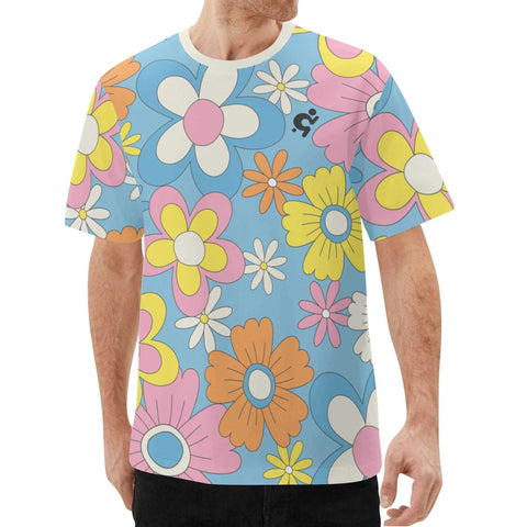 Men's T-shirt - Hippy Flowers 2 - Mr.Shit