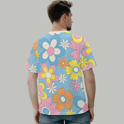 Men's T-shirt - Hippy Flowers 2 - Mr.Shit