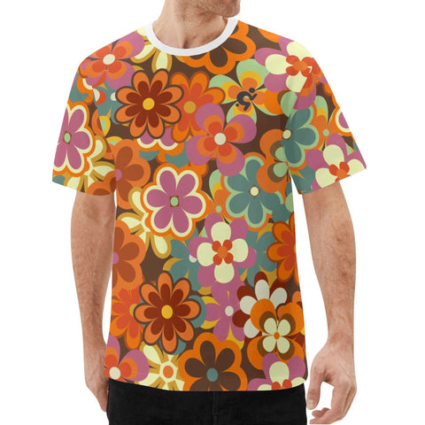 Mr.Shit Men's T-shirt - Hippy Flowers $ 35.90