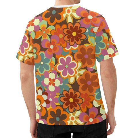 Men's T-shirt - Hippy Flowers - Mr.Shit