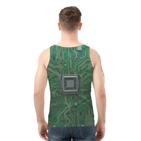 Men's Tank Top - Computer Circuit - Mr.Shit