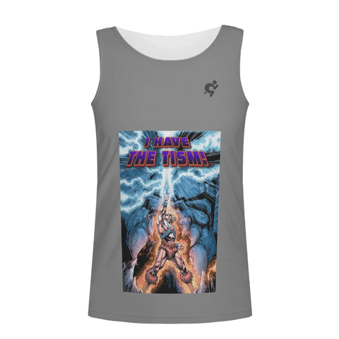 Mr.Shit Men's Tank Top - I Have The Tism! Grey $ 37.82