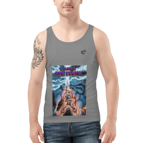 Men's Tank Top - I Have The Tism! Grey - Mr.Shit