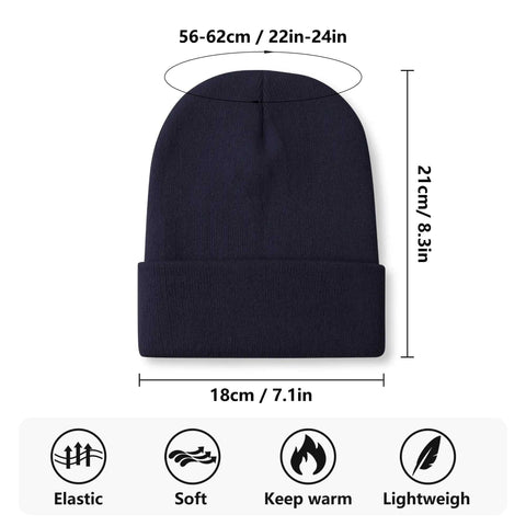 Mr S Knit Beanies - Logo with Text on Front - Mr.Shit