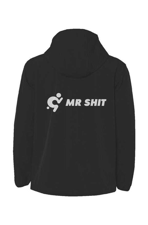 Mr.Shit Poly-Tech Soft Shell Water Proof Jacket - Black Men's Premium Jackets 189 $