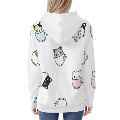 Womens Hoodie - Cats 2 - Mr.Shit