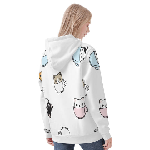 Womens Hoodie - Cats 2 - Mr.Shit