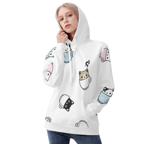 Womens Hoodie - Cats 2 - Mr.Shit