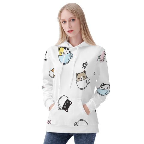 Womens Hoodie - Cats 2 - Mr.Shit