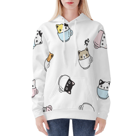 Womens Hoodie - Cats 2 - Mr.Shit