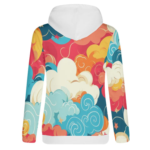 Womens Hoodie - Clouds - Mr.Shit