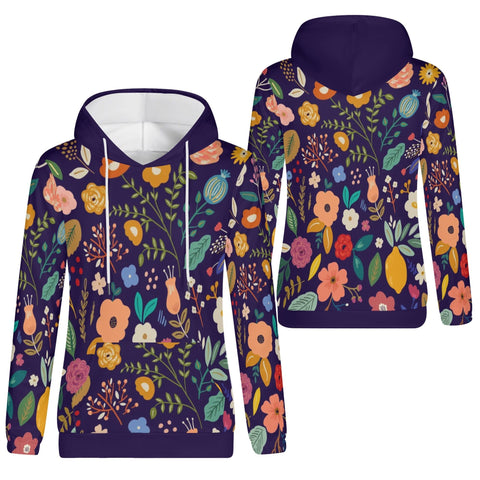 Womens Hoodie - Floral 2 - Mr.Shit