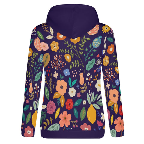 Womens Hoodie - Floral 2 - Mr.Shit