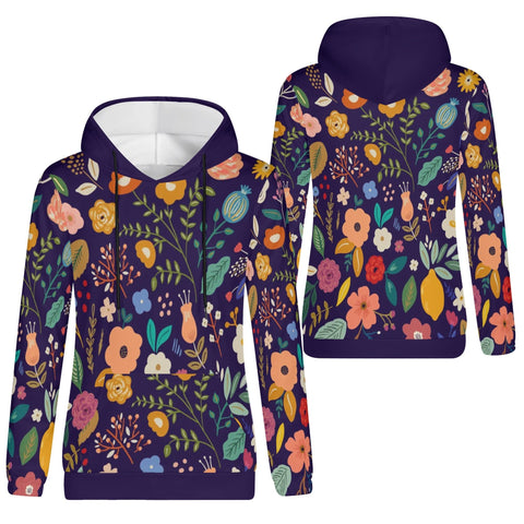 Womens Hoodie - Floral 2 - Mr.Shit