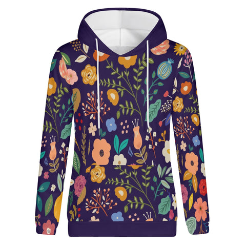 Womens Hoodie - Floral 2 - Mr.Shit