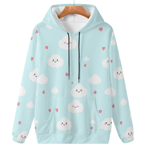 Womens Hoodie - Happy Clouds - Mr.Shit