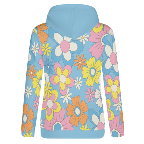 Womens Hoodie - Hippy Floral - Mr.Shit