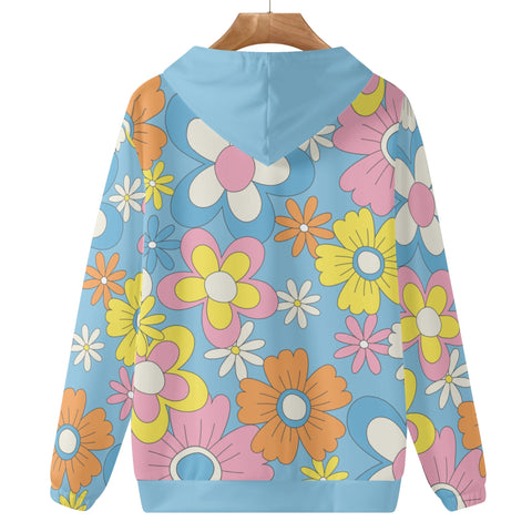 Womens Hoodie - Hippy Floral - Mr.Shit