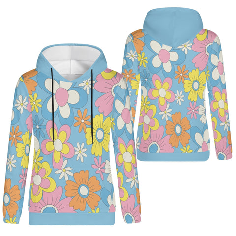 Womens Hoodie - Hippy Floral - Mr.Shit