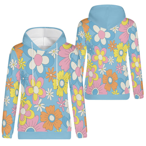 Womens Hoodie - Hippy Floral - Mr.Shit