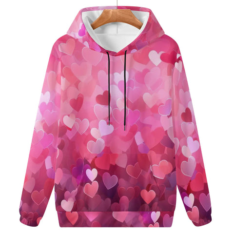 Womens Hoodie - Love Hearts - Mr.Shit