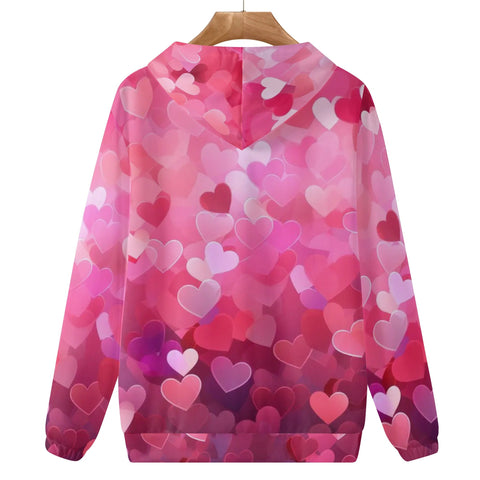 Womens Hoodie - Love Hearts - Mr.Shit