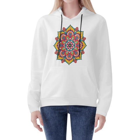 Womens Hoodie - Mandala 3 - Mr.Shit