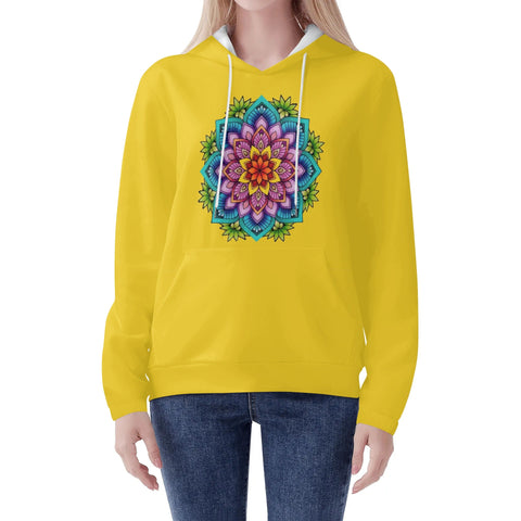 Womens Hoodie - Mandala 5 - Mr.Shit