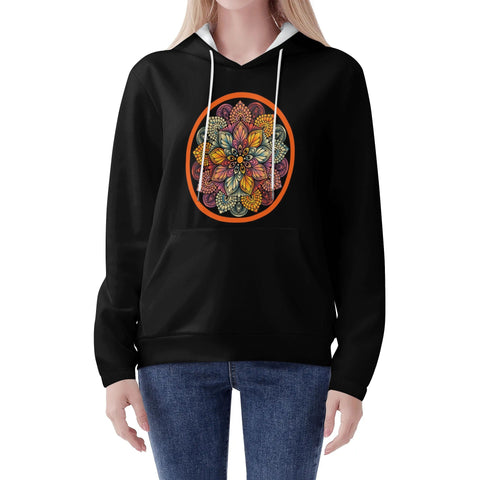 Womens Hoodie - Mandala 6 - Mr.Shit