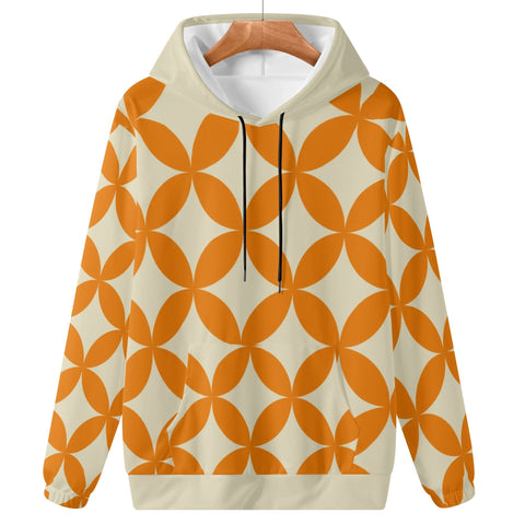 Womens Hoodie - Orange Retro 10 - Mr.Shit