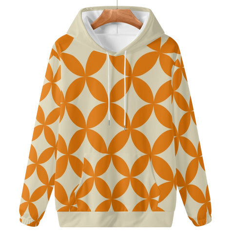 Womens Hoodie - Orange Retro 10 - Mr.Shit