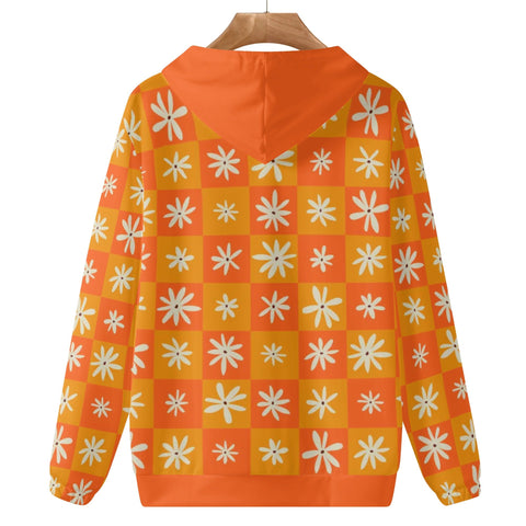 Womens Hoodie - Orange Retro 2 - Mr.Shit