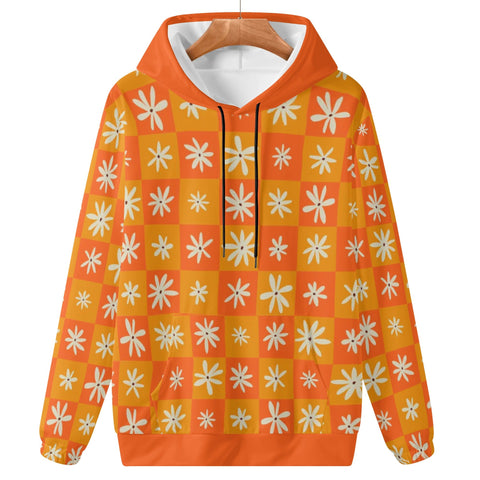 Womens Hoodie - Orange Retro 2 - Mr.Shit