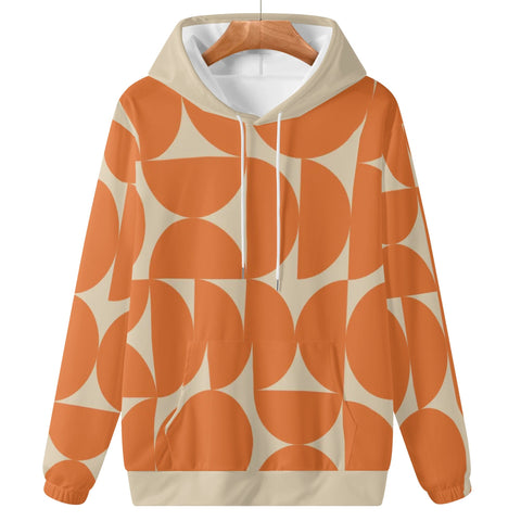 Womens Hoodie - Orange Retro 5 - Mr.Shit