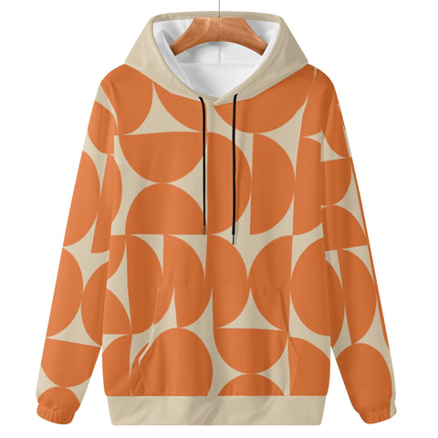 Womens Hoodie - Orange Retro 5 - Mr.Shit