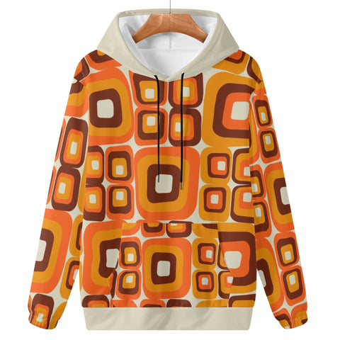 Womens Hoodie - Orange Retro - Mr.Shit