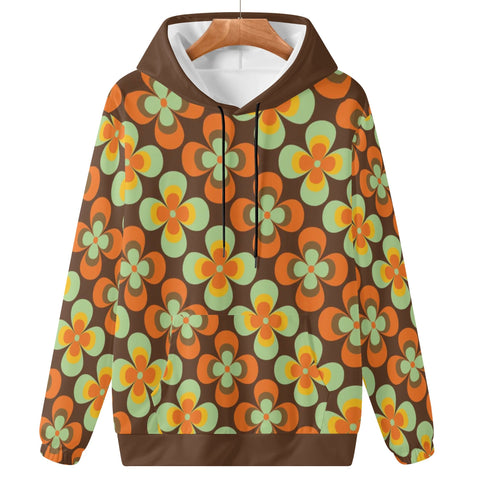 Womens Hoodie - Retro Floral - Mr.Shit