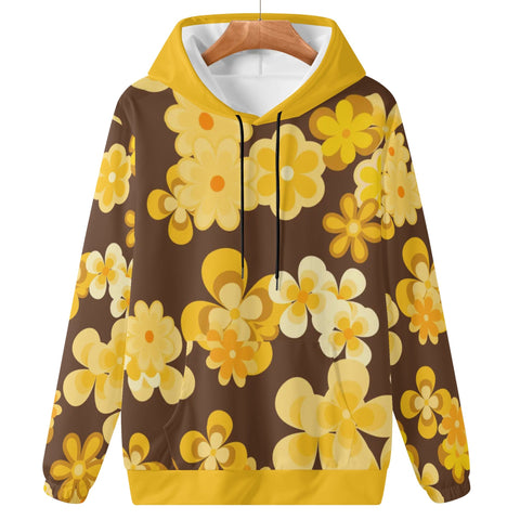 Womens Hoodie - Retro Floral 3 - Mr.Shit