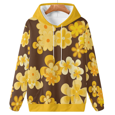 Womens Hoodie - Retro Floral 3 - Mr.Shit