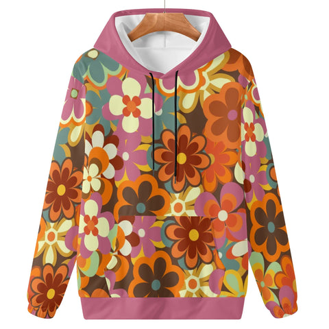 Womens Hoodie - Retro Floral 5 - Mr.Shit