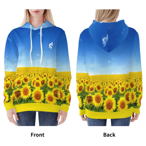 Womens Hoodie - Sunflowers - Mr.Shit