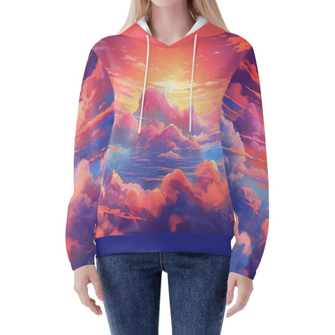 Womens Hoodie - Sunset - Mr.Shit