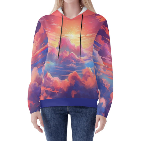 Womens Hoodie - Sunset - Mr.Shit